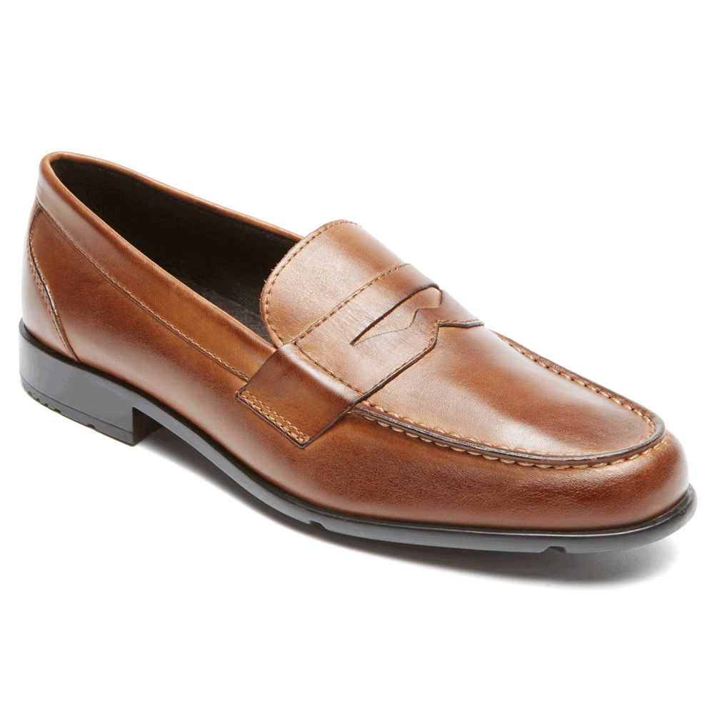 Mocasines Rockport Hombre Mexico - Classic Penny Marrom - XQDKP5768